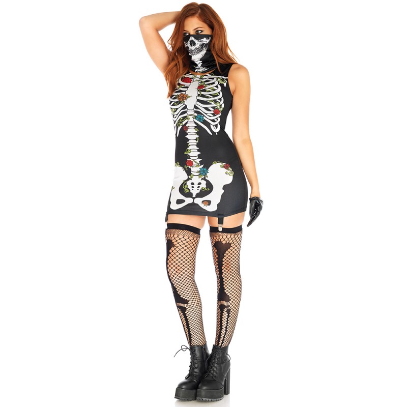 Leg Avenue Costume Robe Squelette