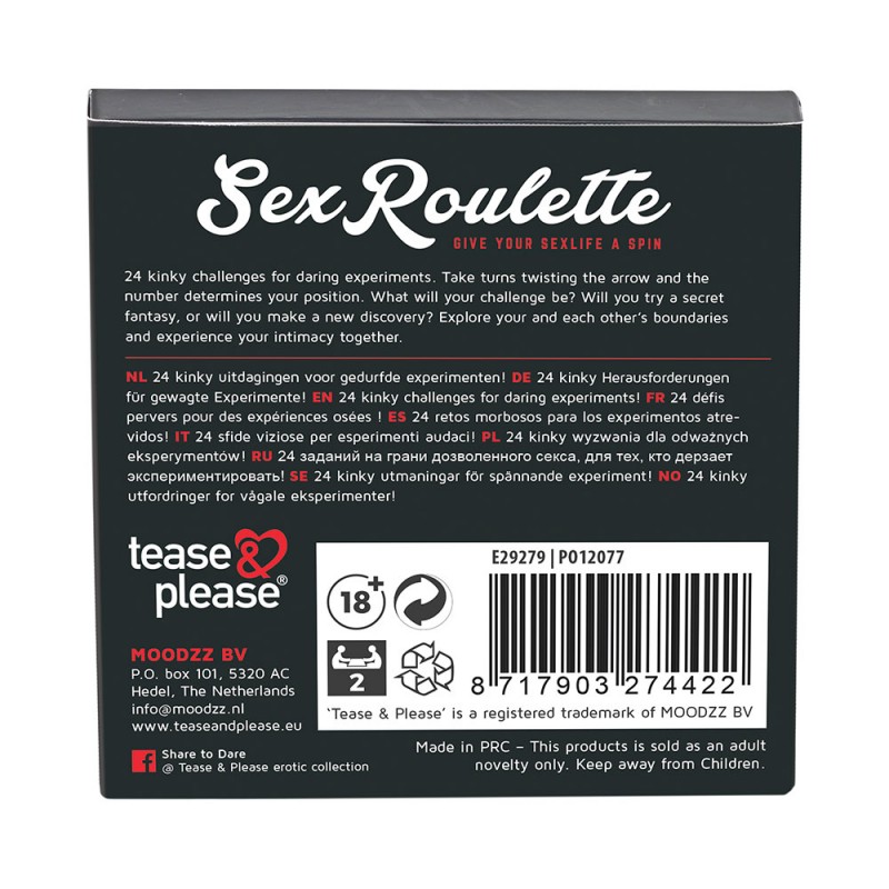 Gioco Erotico Sex Roulette Kinky