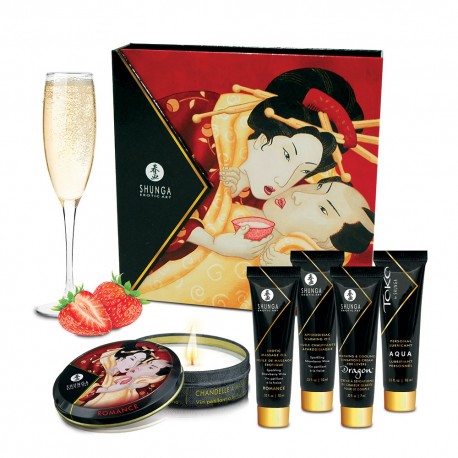 Kit Secrets de Geisha Vin Pétillant à la Fraise