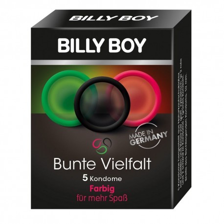 Preservativi Billy Boy Colorati 5 Pezzi