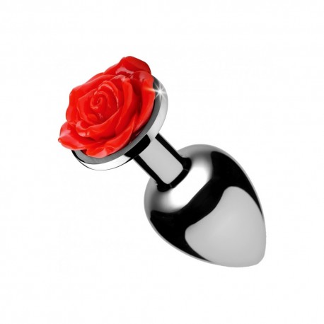 Plug Anale con Gioiello Red Rose Small