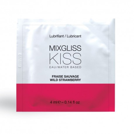 Dosette Lubrifiant Fraise des Bois Eau Kiss 4 ml