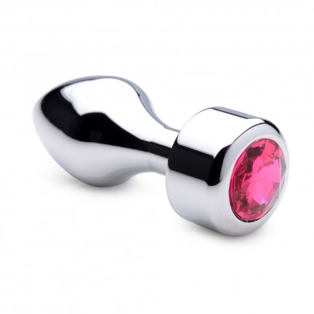 Plug Anale con Gioiello Weighted Pink Gem Large