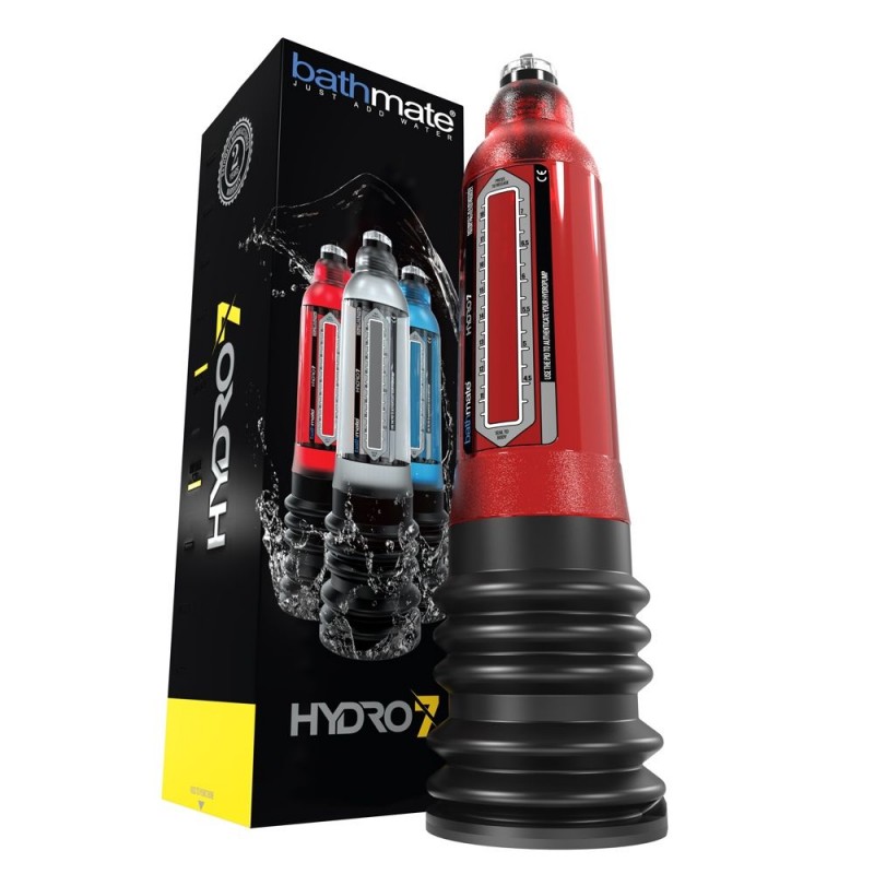 Pompa per Pene Hydro7 Rossa
