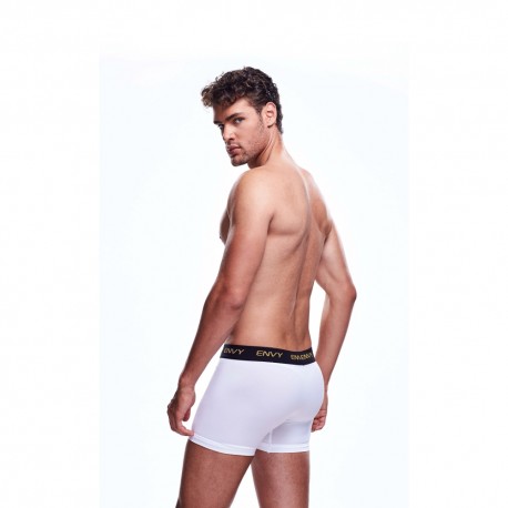 Boxer Long Maille Blanc