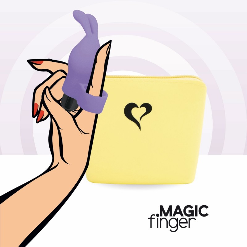 Doigt Vibrant Bunny Magic Finger Violet