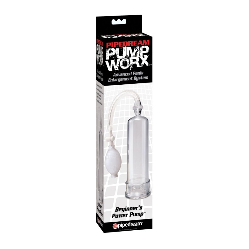Pompe à Pénis Pump Worx Beginner's Power Pump Blanc