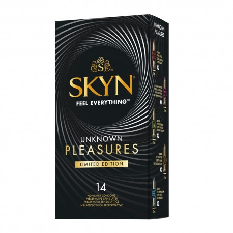 Préservatifs Sans Latex SKYN Unknown Pleasures+ Boîte de 14