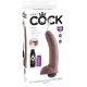 Gode Ejaculateur 22,9 cm Squirting King Cock Marron