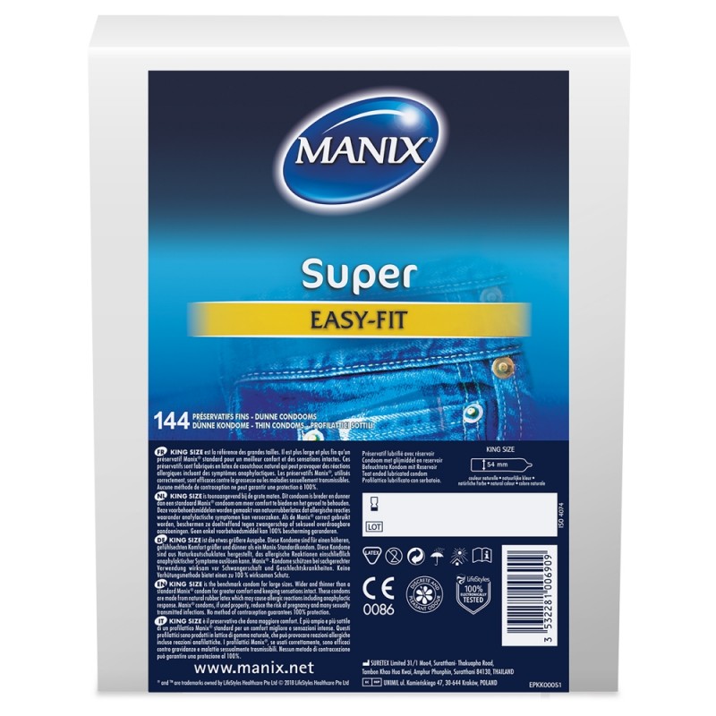 Manix Super Boîte de 144