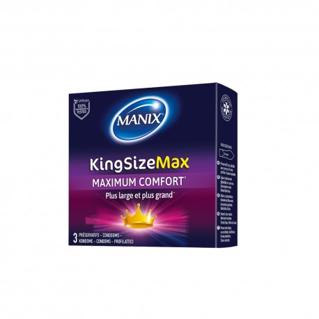 Manix King Size Max Boîte de 3
