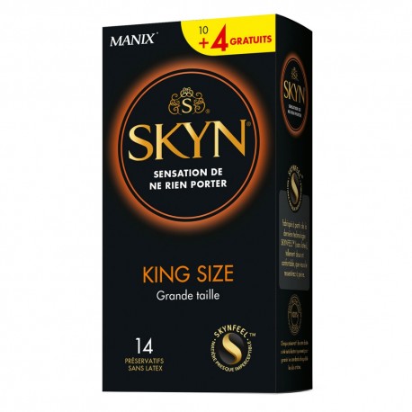 Manix SKYN Grande Taille Boîte de 10 + 4 Gratuits