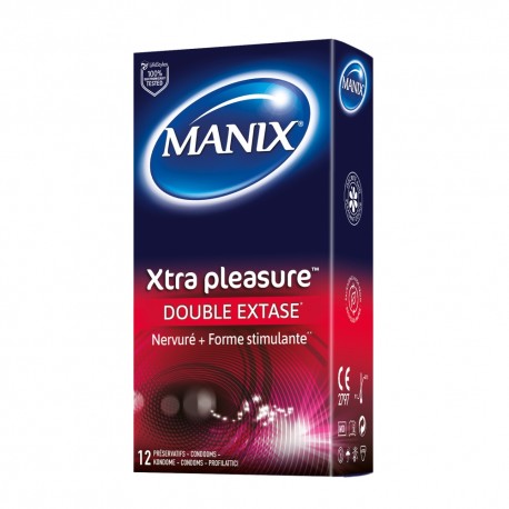 Manix Xtra Pleasure Double Extase Confezione da 12