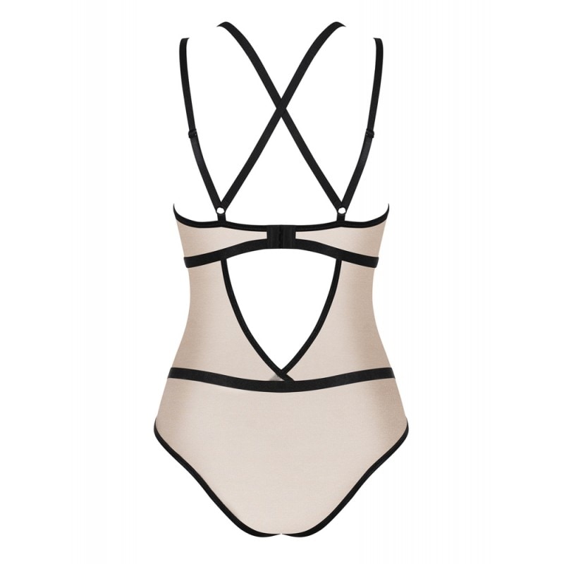 Body Nudelia Satinato Beige & Nero