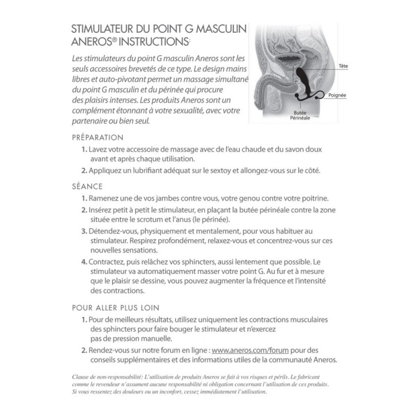 Stimulateur Prostatique Progasm Jr.