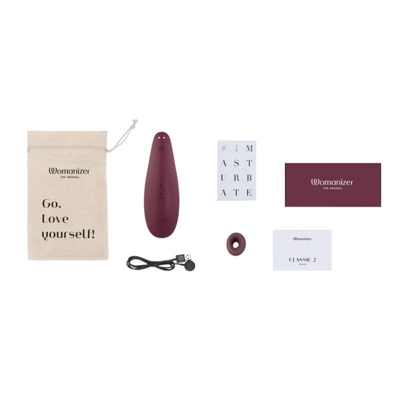 Womanizer Classic 2 Stimulateur de Clitoris sans Contact Bordeaux