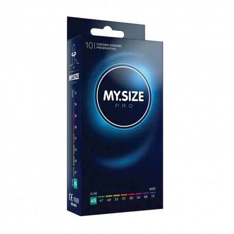 MY.SIZE Pro 45mm Préservatifs Boîte de 10