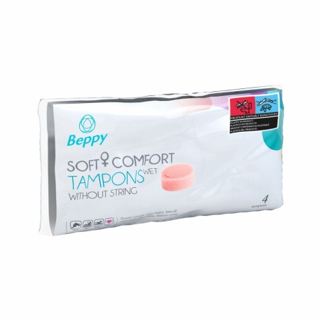 Soft Comfort Tampons Wet Boîte de 4