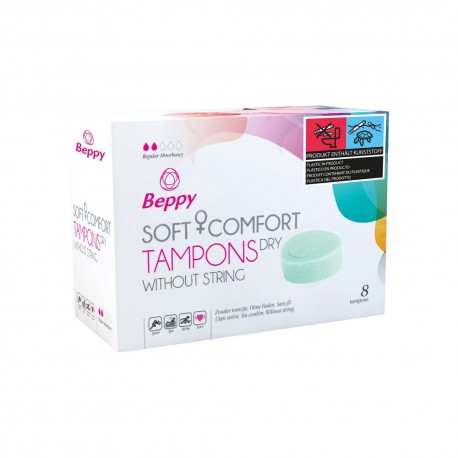 Éponges Menstruelles Soft + Comfort DRY Tampons Boîte de 8