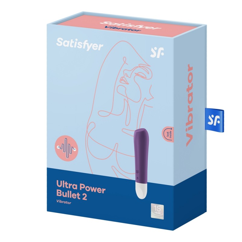 Satisfyer Ultra Power Bullet 2 Violet Mini Vibromasseur Clitoridien