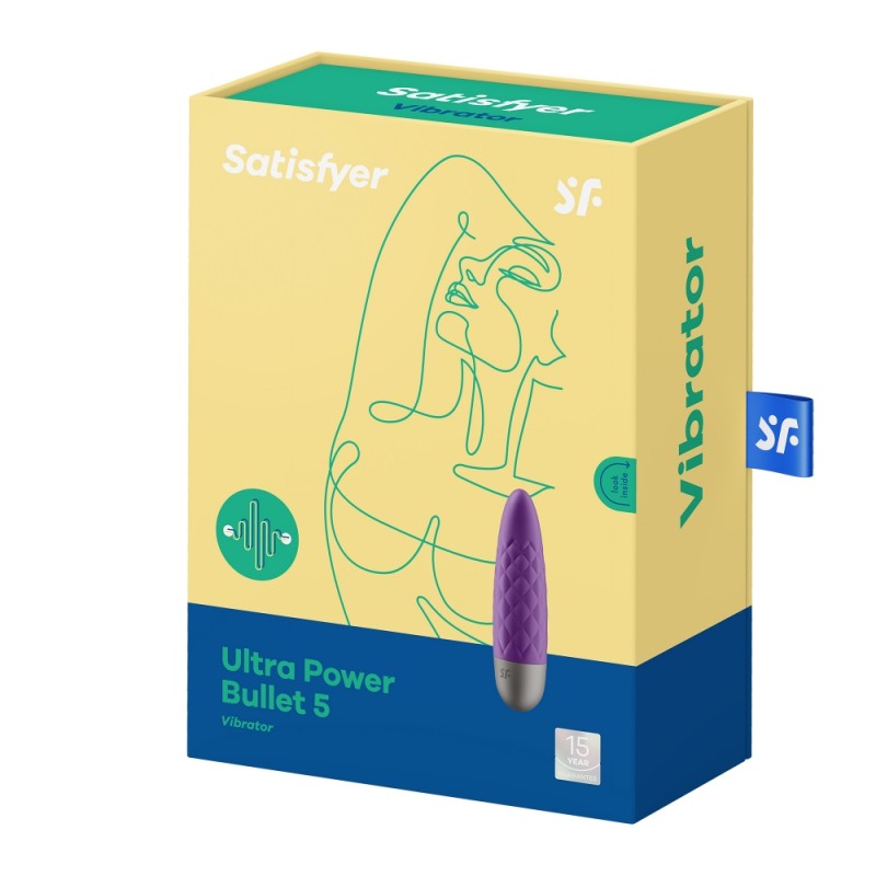Satisfyer Ultra Power Bullet 5 Mini Vibratore per Clitoride Viola