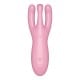 Stimolatore per Clitoride Connesso Satisfyer Threesome 4 Rosa