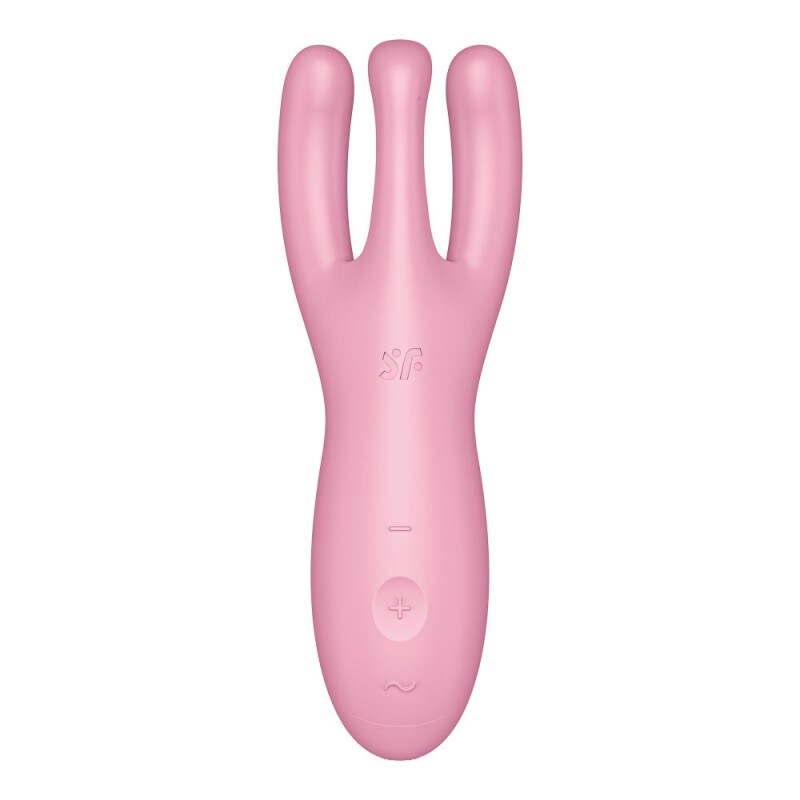 Stimolatore per Clitoride Connesso Satisfyer Threesome 4 Rosa