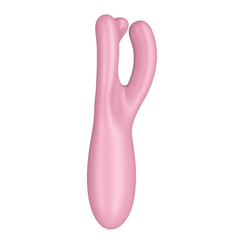 Stimolatore per Clitoride Connesso Satisfyer Threesome 4 Rosa