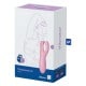 Stimolatore per Clitoride Connesso Satisfyer Threesome 4 Rosa