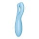 Satisfyer Threesome 4 Bleu Stimulateur Clitoridien Connecté