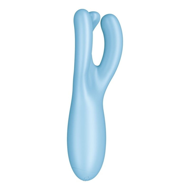 Satisfyer Threesome 4 Bleu Stimulateur Clitoridien Connecté