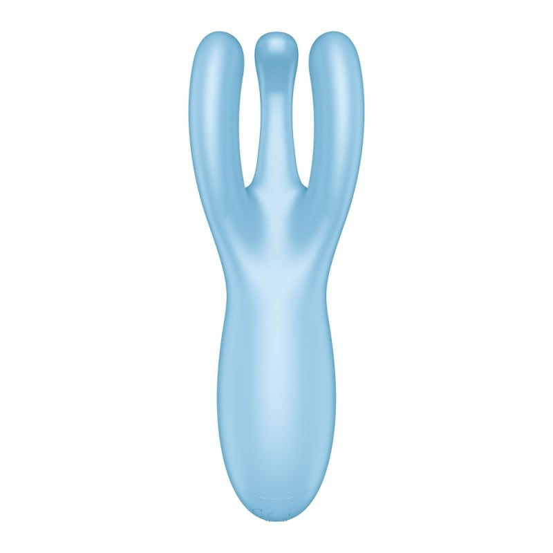 Satisfyer Threesome 4 Bleu Stimulateur Clitoridien Connecté