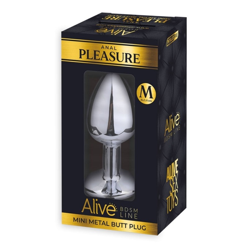 Plug Anal Bijou Mini Metal M Noir