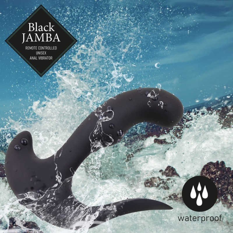 Plug Anal Black Jamba Vibrant Télécommandé