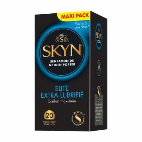 Skyn Elite Preservativi Extra Lubrificati Scatola da 20