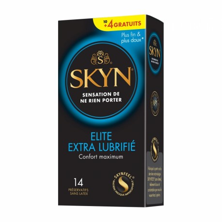 Skyn Elite Preservativi Extra Lubrificati Scatola da 10 + 4 Gratis