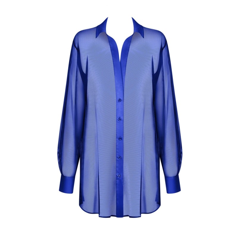 Chemise Stellya Maille Bleue