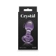 Plug Anal en Verre Crystal Flower Violet