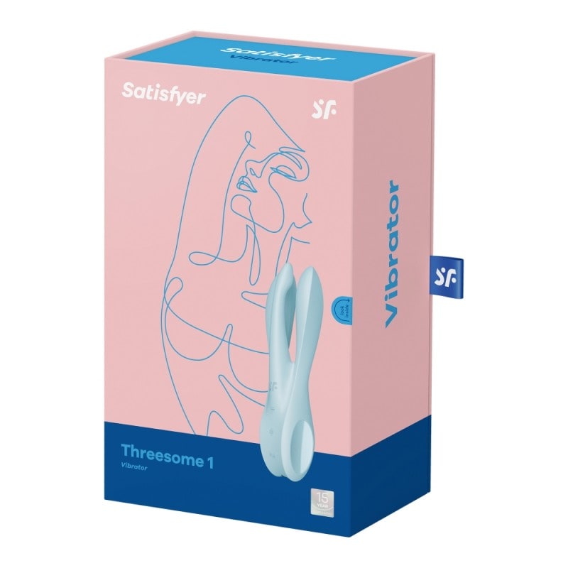 Stimolatore per Clitoride Satisfyer Threesome 1 Blu