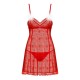 Babydoll Claussica Mamma Natale Rosso