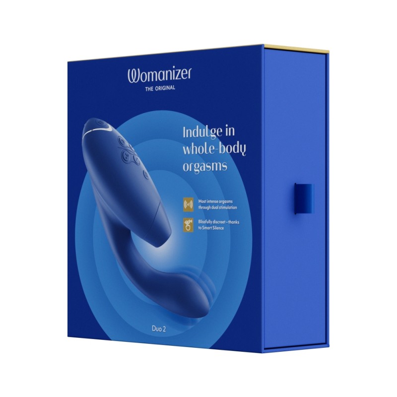 Womanizer DUO 2 Blu Stimolatore Punto G e Clitoride