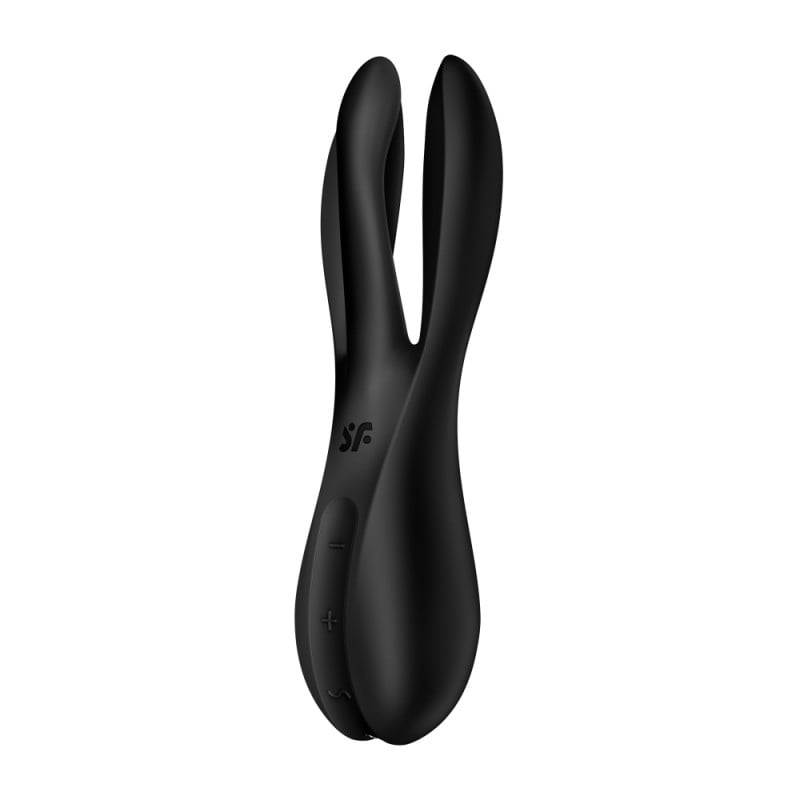 Stimolatore per Clitoride Satisfyer Threesome 2 Nero