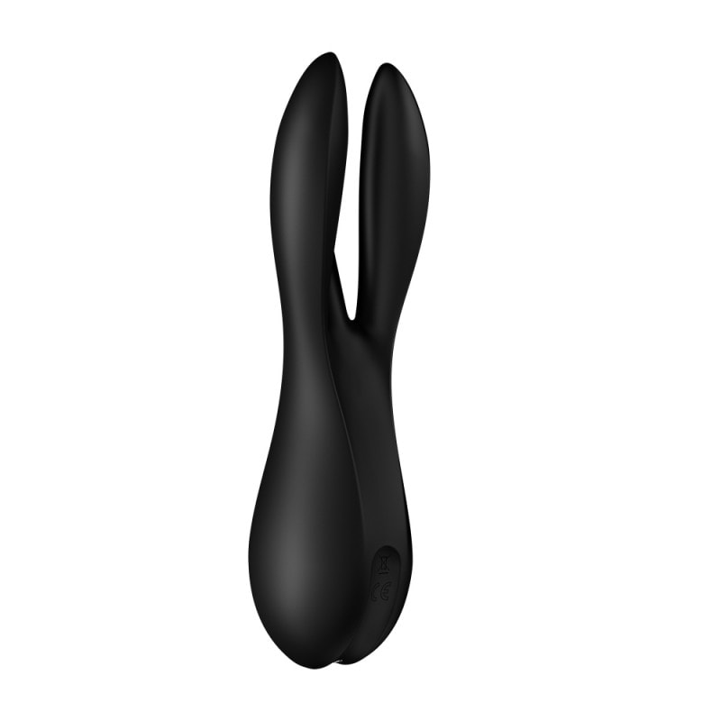 Stimolatore per Clitoride Satisfyer Threesome 2 Nero