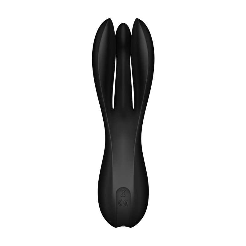 Stimolatore per Clitoride Satisfyer Threesome 2 Nero