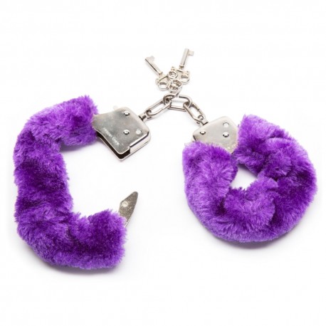 Menottes Fausse Fourrure Furry Handcuffs Violet