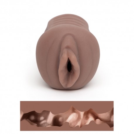 Masturbatore Vagina Pro Mini Marrone