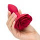 Plug Anal Silicone Wild Bloom Rose Rouge