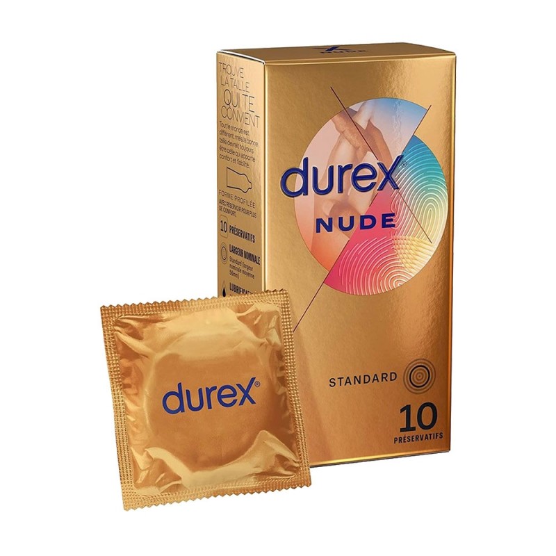 Préservatifs Durex Nude Boîte de 10