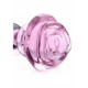Plug Anale in Vetro Pink Rose Small