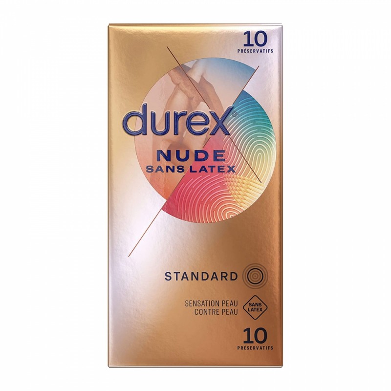 Preservativi Durex Nude Senza lattice 10 Pezzi